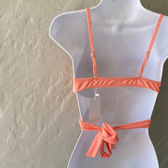 CUPSHIE FASHION COLLECTION BIKINI TOP LIGHT PEACH SMALL NWT - Picture 4 of 8